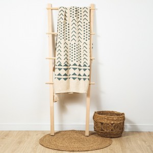 Plaid algodón Ceres verde francés