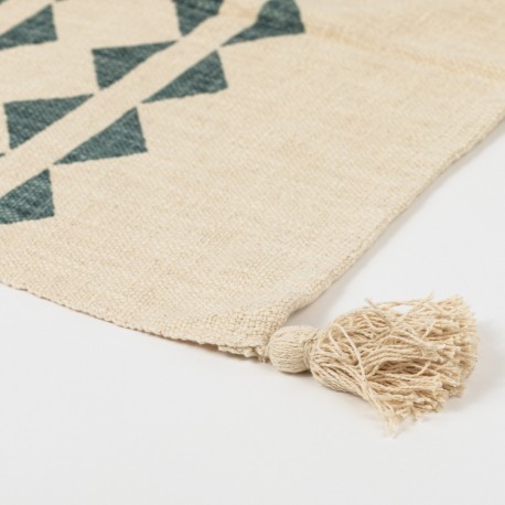 Plaid algodón Ceres verde francés