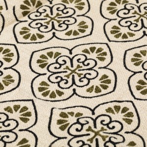 Plaid algodón Ovidia verde caceria 2