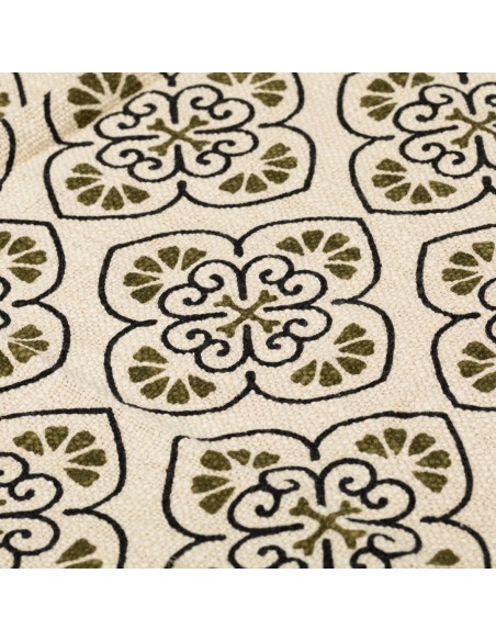 Plaid algodón Ovidia verde caceria