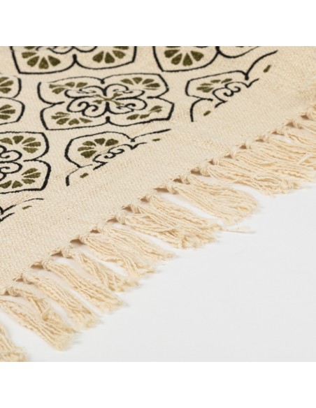 Plaid algodón Ovidia verde caceria