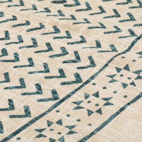 Plaid algodón Aisha verde frances