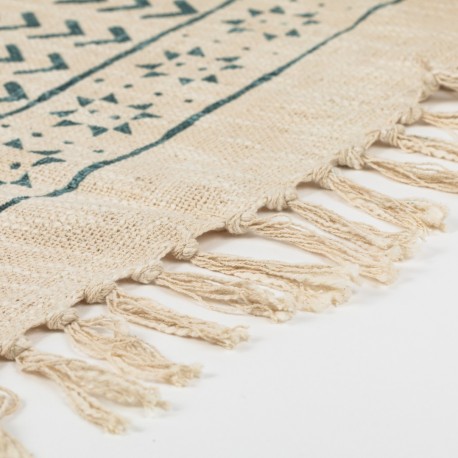 Plaid algodón Aisha verde frances