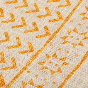 Plaid algodón Aisha mostaza 2