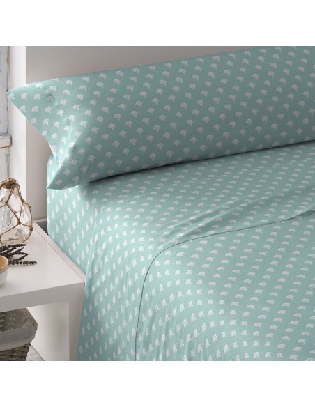 Juego de sábanas algodón Summer indigo