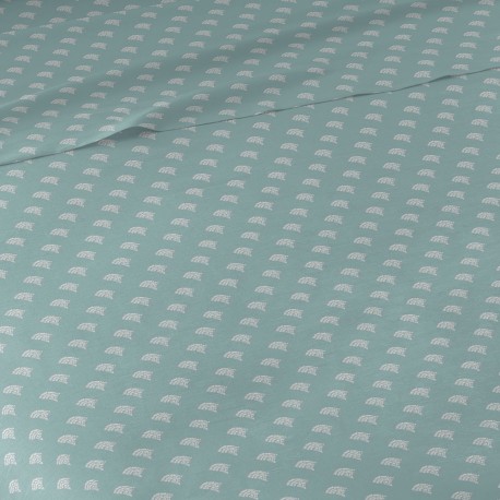 Juego de sábanas algodón Summer indigo