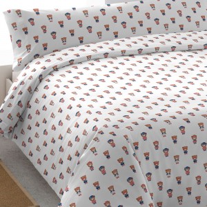 Funda nórdica algodón Ned tinto