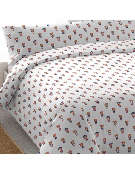 Funda nórdica algodón Ned tinto