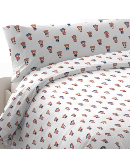 Funda nórdica algodón Ned tinto