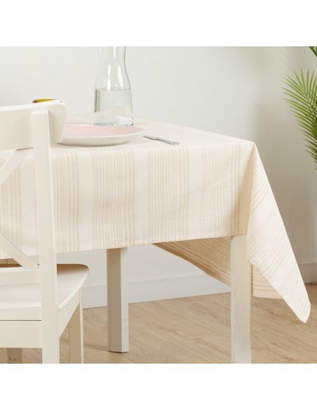 Mantel Rayas natural
