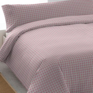 Funda nórdica algodón Adam verde rojo