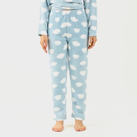 Pijama coral Nube celeste
