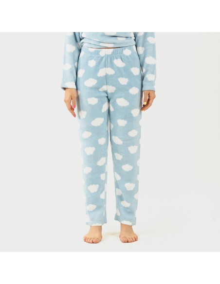 Pijama coral Nube celeste