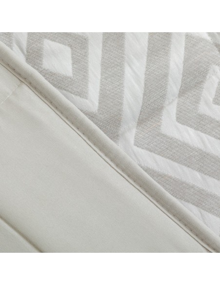 Colcha jacquard chenilla Feria perla - 120 gr