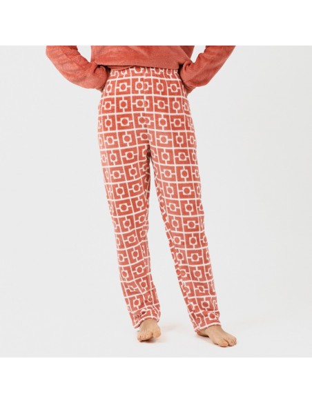 Pijama coral Taormina marsala