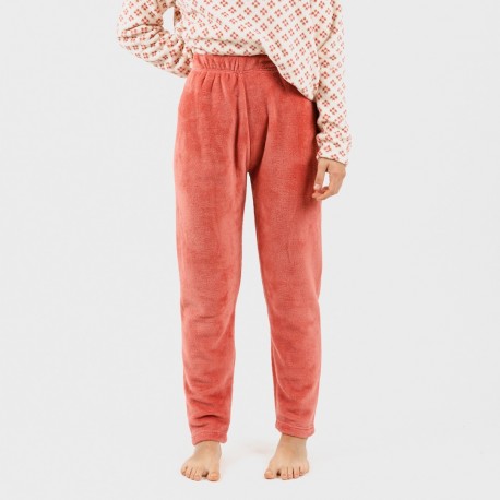 Pijama coral Penelope marsala