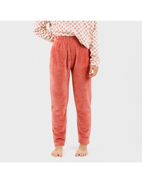 Pijama coral Penelope marsala