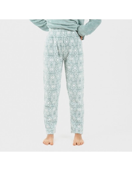 Pijama coral Tiberio verde tiffany