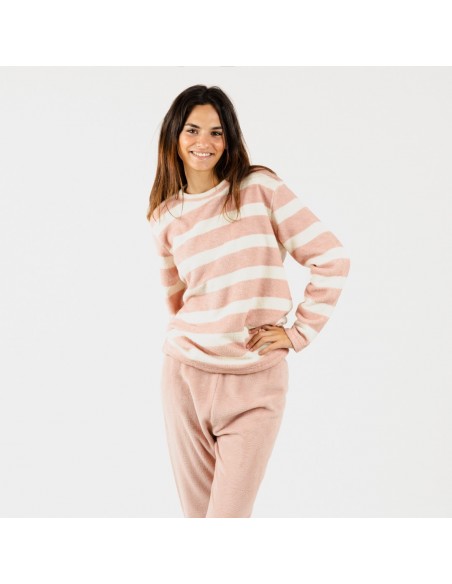 Pijama coral Fila rosa