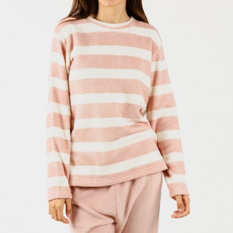 Pijama coral Fila rosa