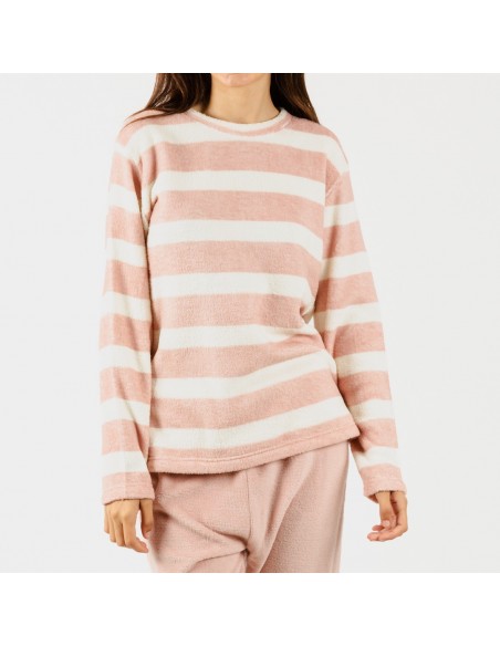 Pijama coral Fila rosa