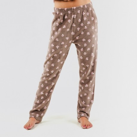 Pijama coral Ellen malvarosa
