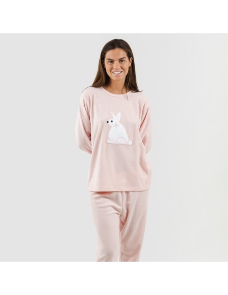 Pijama polar Midas rosa