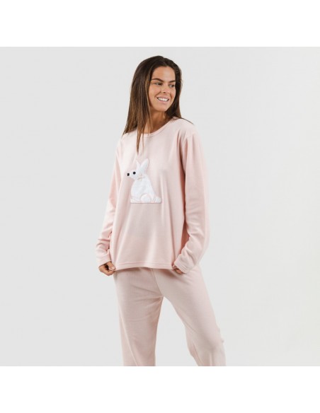 Pijama polar Midas rosa