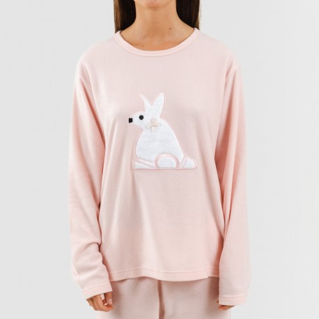 Pijama polar Midas rosa