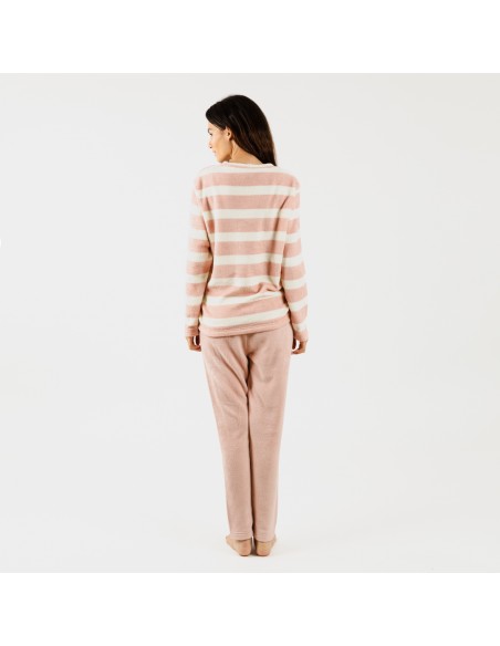 Pijama coral Fila rosa