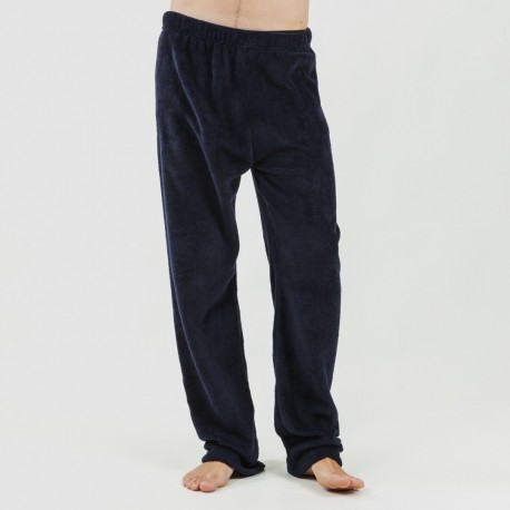 Pijama coral hombre Cronos marino