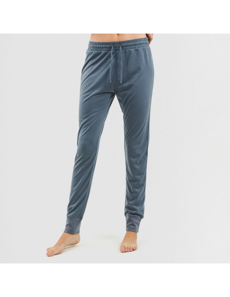 Conjunto deportivo chaqueta cremallera mujer indigo