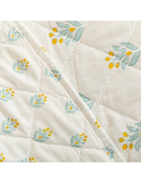 Colcha bouti Spring verde tiffany