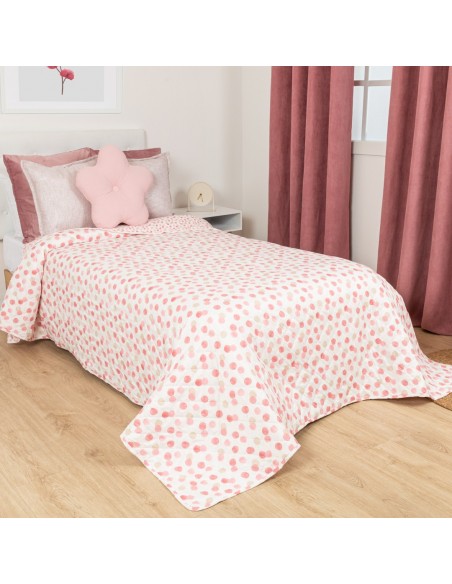 Colcha bouti Graciela rosa