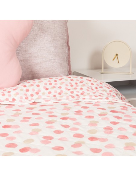 Colcha bouti Graciela rosa