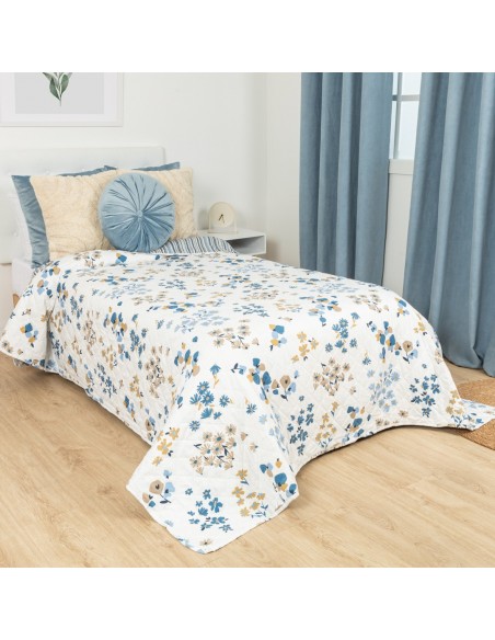 Colcha bouti Arauz indigo