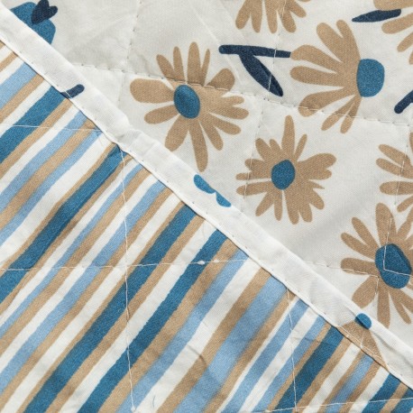 Colcha bouti Arauz indigo