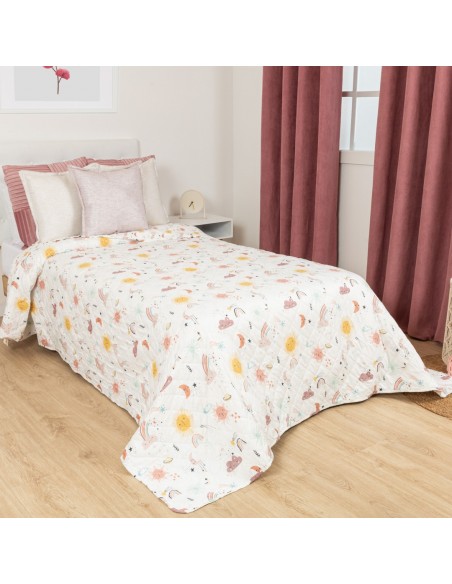 Colcha bouti Vilena mostaza