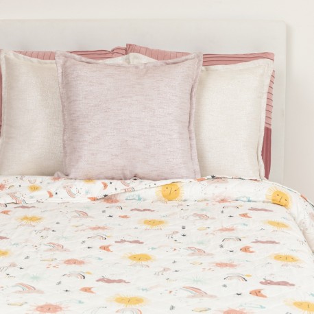 Colcha bouti Vilena mostaza