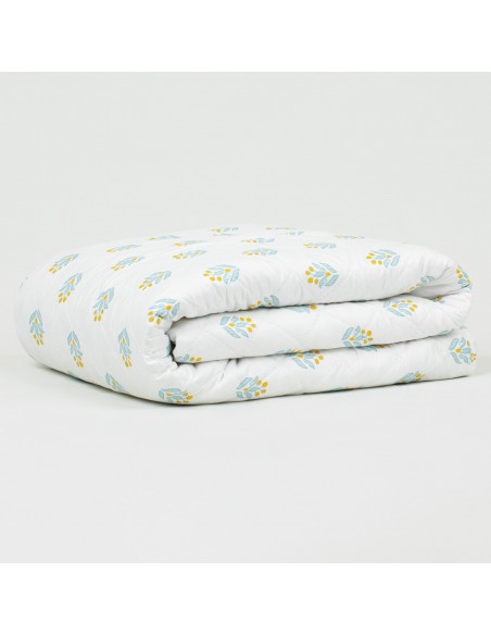 Colcha bouti Spring verde tiffany