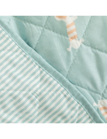 Colcha bouti Ponder verde azulado