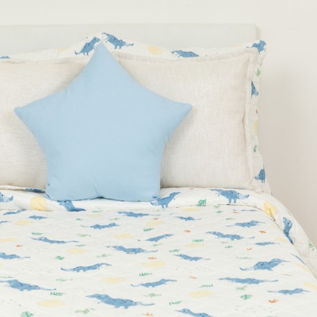 Colcha bouti Dinosaurus indigo