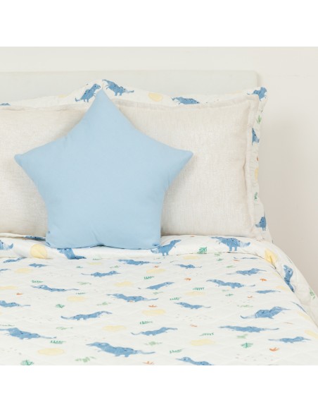 Colcha bouti Dinosaurus indigo