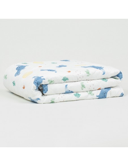 Colcha bouti Dinosaurus indigo