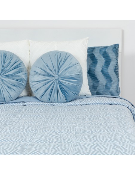 Colcha jacquard chenilla Elvira índigo - 120gr