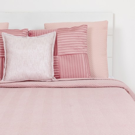 Colcha bouti lisa efecto desgastado