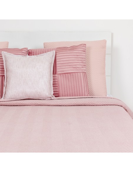 Colcha bouti lisa efecto desgastado