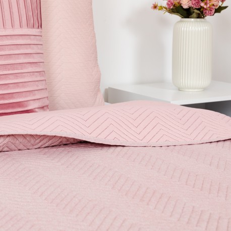 Colcha bouti lisa efecto desgastado