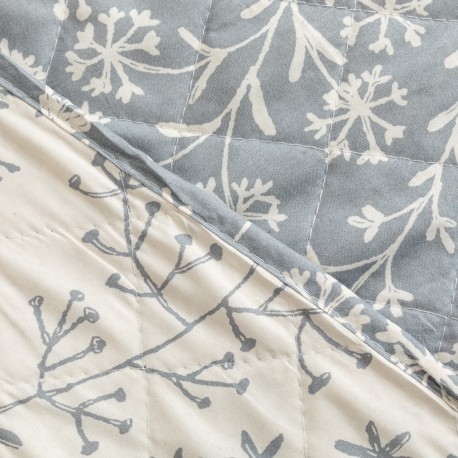 Colcha bouti Magdalena gris