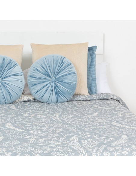 Colcha bouti Magdalena gris